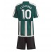 Maillot de foot Manchester United Marcus Rashford #10 Extérieur vêtements enfant 2023-24 Manches Courtes (+ pantalon court)